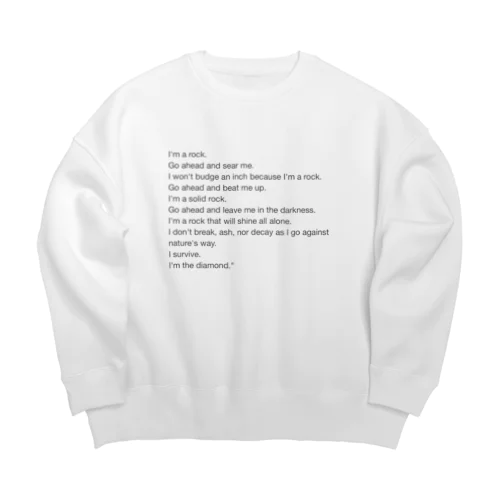 I'm a Rock Big Crew Neck Sweatshirt