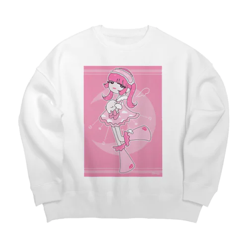 ユメみるオトメちゃん Big Crew Neck Sweatshirt