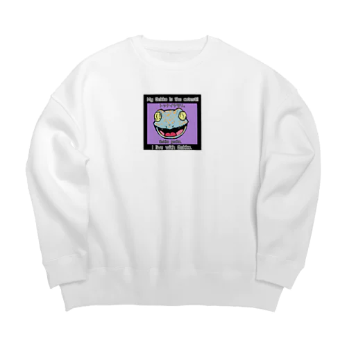 うちのトッケイ１番可愛い。 Big Crew Neck Sweatshirt