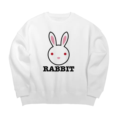 RABBIT-うさぎ- Big Crew Neck Sweatshirt