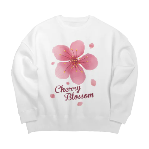 CHERRY BLOSSOM-桜の花びら- ビッグシルエットスウェット