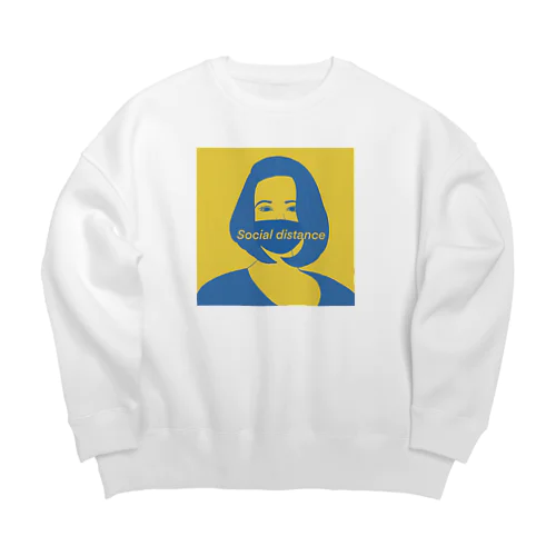 ソーシャル Big Crew Neck Sweatshirt