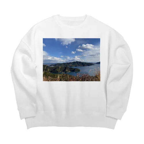 鳴門島の合図 Big Crew Neck Sweatshirt