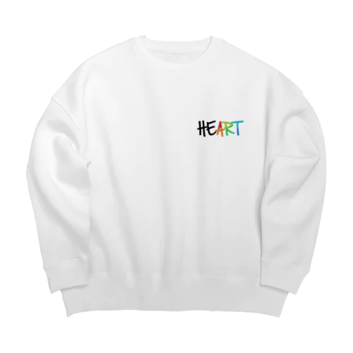 HE"ART" Big Crew Neck Sweatshirt