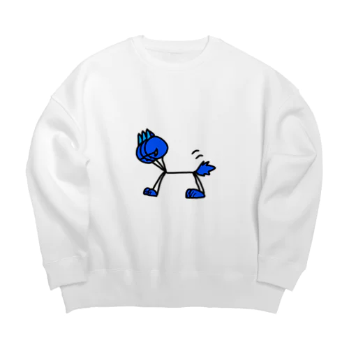 けるべろすくん Big Crew Neck Sweatshirt