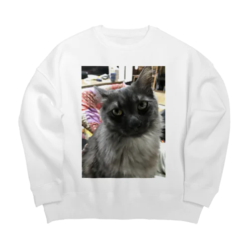 My kitty Tsuyu-chan Big Crew Neck Sweatshirt