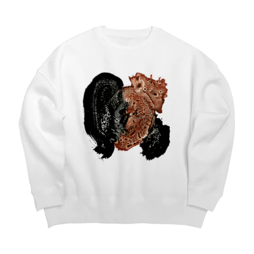 ２つの魂融合蠢き Big Crew Neck Sweatshirt