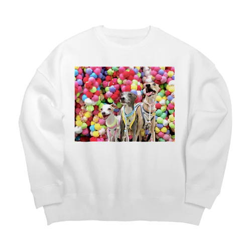 あひる Big Crew Neck Sweatshirt