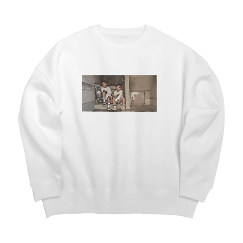 スケートぼーい Big Crew Neck Sweatshirt