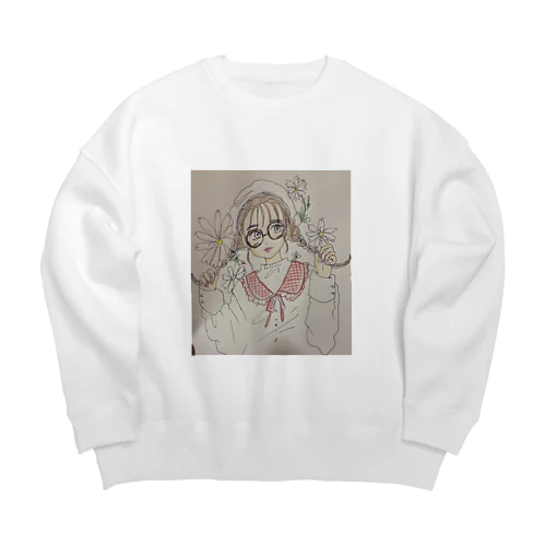 オルチャン Big Crew Neck Sweatshirt