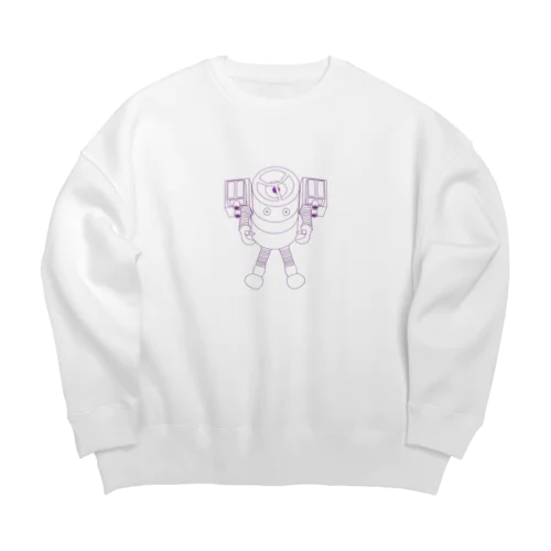 ハイブリッドくん Big Crew Neck Sweatshirt