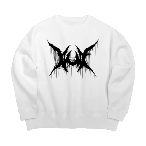 DECAY BLACK Big Crew Neck Sweatshirt