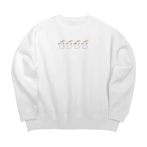 えいりあんきゃっつ4 Big Crew Neck Sweatshirt