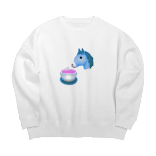 uma_tea Big Crew Neck Sweatshirt