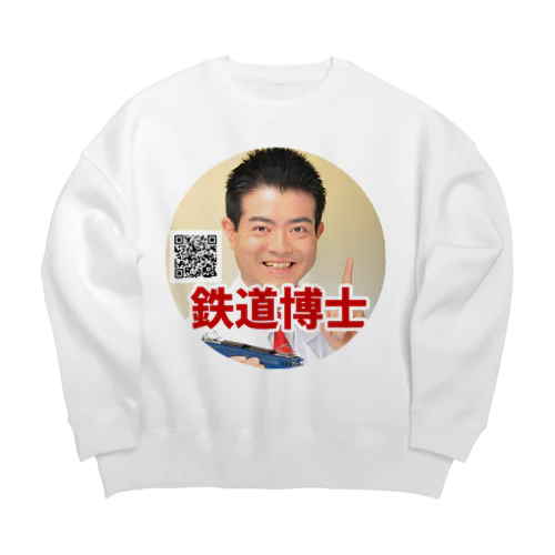 鉄道博士ヘッドマーク Big Crew Neck Sweatshirt