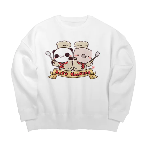 れっつくっきん♪ Big Crew Neck Sweatshirt