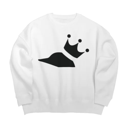 クラウン　ブラック　Ether Potion（エーテルポーション） Big Crew Neck Sweatshirt