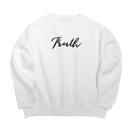 Truth　series Big Crew Neck Sweatshirt