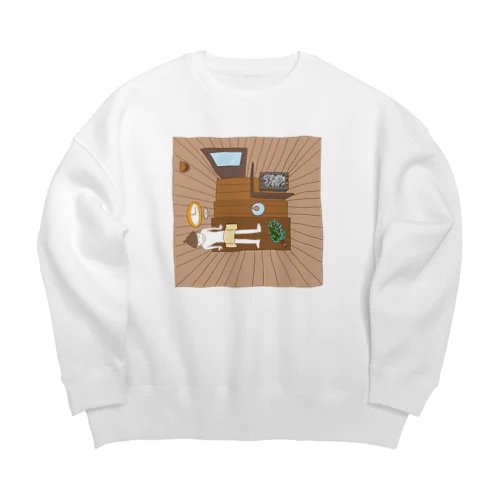 サ室 Big Crew Neck Sweatshirt