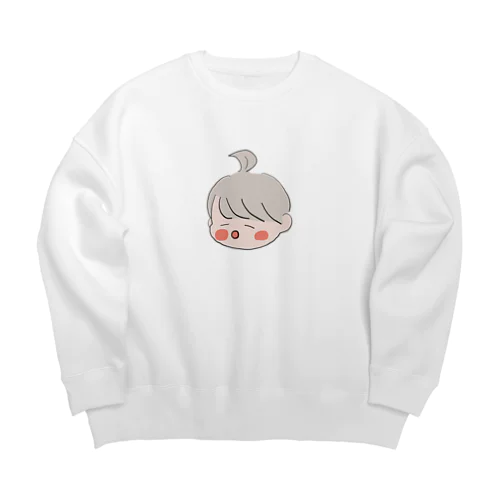 ぷにぷにくん！ Big Crew Neck Sweatshirt