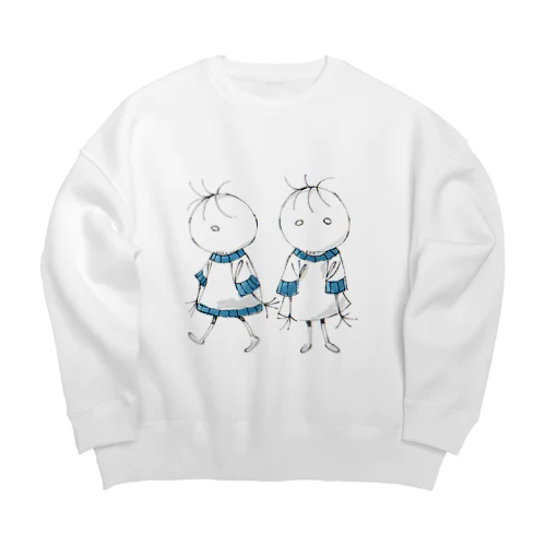 ハジメ・ボサボサ Big Crew Neck Sweatshirt