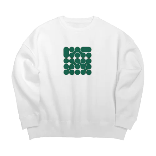 みどりのぐにょぐにょ Big Crew Neck Sweatshirt