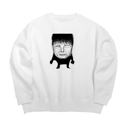 面白いかはわからん Big Crew Neck Sweatshirt