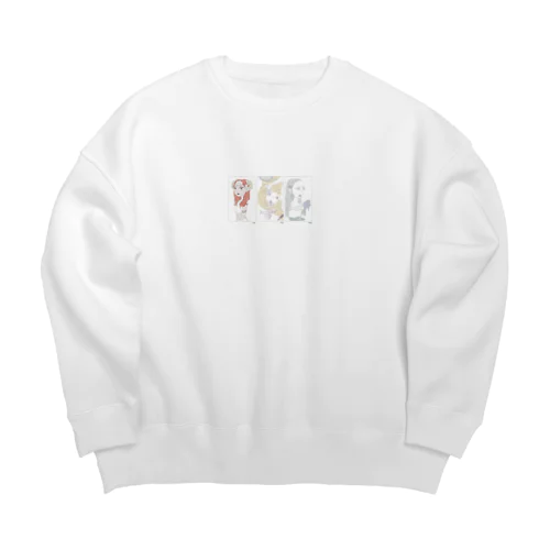 おんなのこドゥル Big Crew Neck Sweatshirt