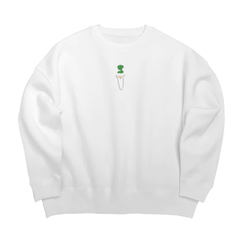 人参三 Big Crew Neck Sweatshirt