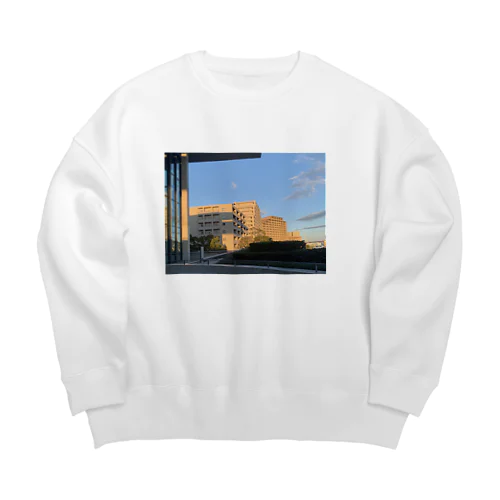 夕焼け Big Crew Neck Sweatshirt