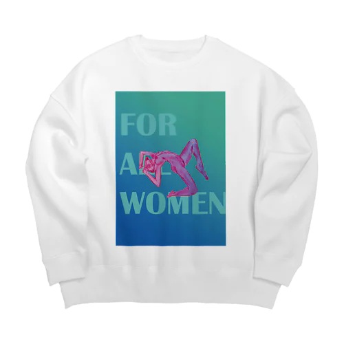 All for women1 ビッグシルエットスウェット