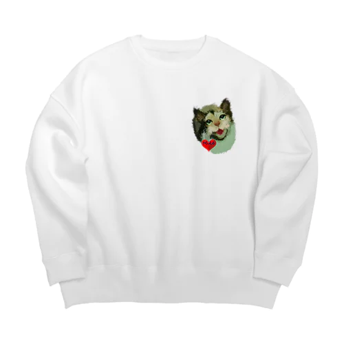 ミケちゃんオリジナルチャリティーグッズ Big Crew Neck Sweatshirt