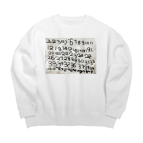 ナンバリング Big Crew Neck Sweatshirt