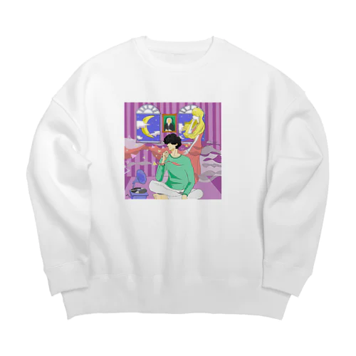 気まぐれな君の色 Big Crew Neck Sweatshirt