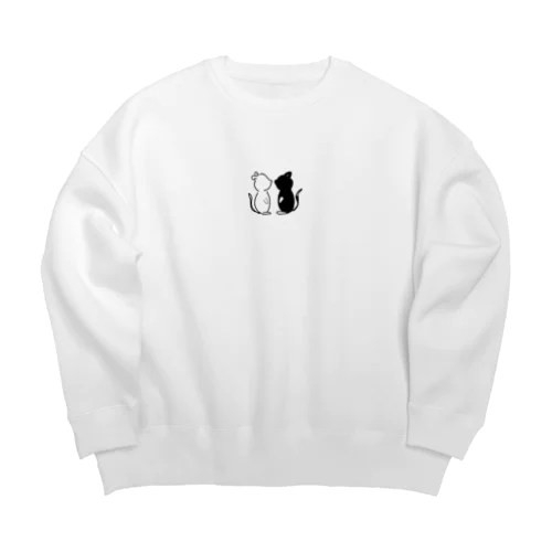 しろながとボス。 Big Crew Neck Sweatshirt