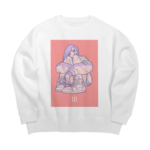 イズパステル3 Big Crew Neck Sweatshirt