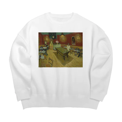 ゴッホ / 『夜のカフェ』1888年9月 Big Crew Neck Sweatshirt