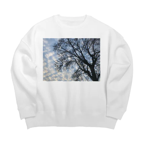 モクレンと空。 Big Crew Neck Sweatshirt