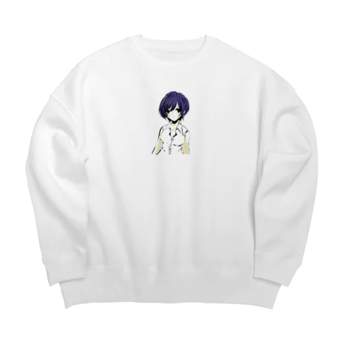 大人の女性 Big Crew Neck Sweatshirt