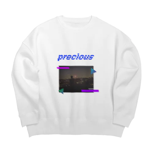 precious ビッグシルエットスウェット