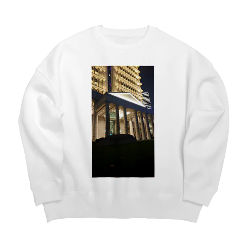 上海のギリシア建築(夜景編) Big Crew Neck Sweatshirt