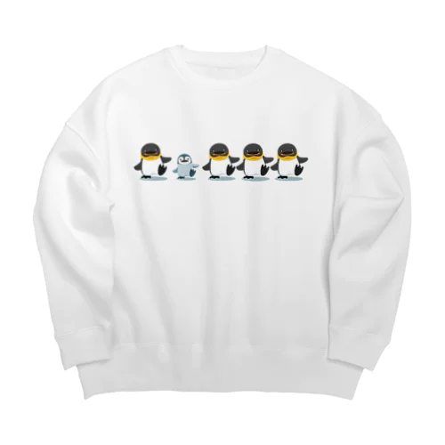 あんよがじょーずペンギンず Big Crew Neck Sweatshirt