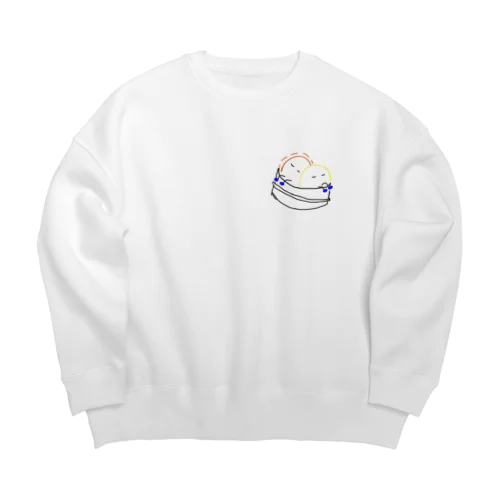 惑星ガール Big Crew Neck Sweatshirt