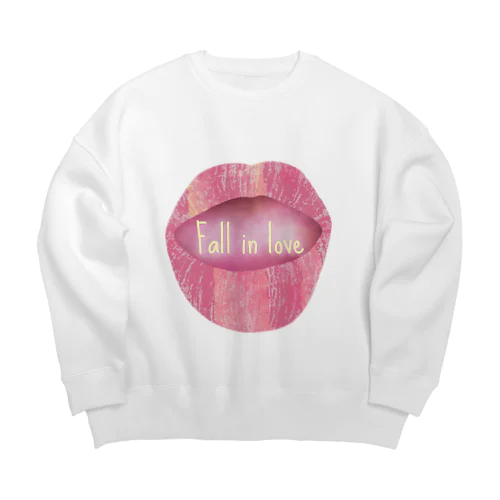 Lips💋 foll in love ビッグシルエットスウェット