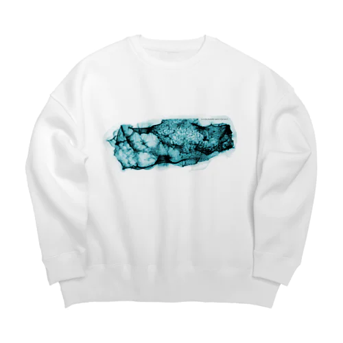 『Re:ice』 #004 (ver.BLUE) Big Crew Neck Sweatshirt