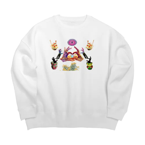 心と心 Big Crew Neck Sweatshirt