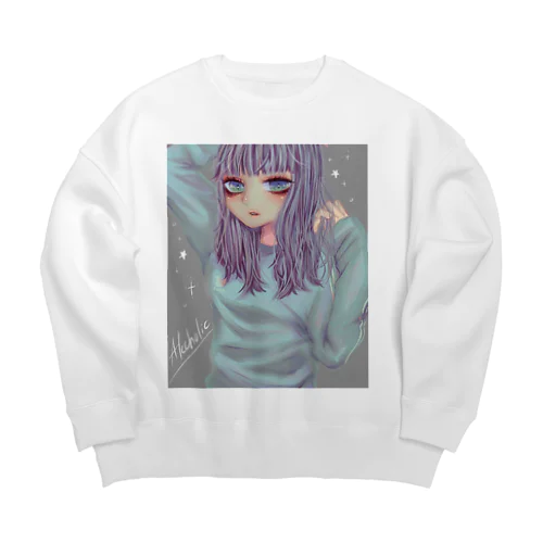 おんなのこちゃん Big Crew Neck Sweatshirt