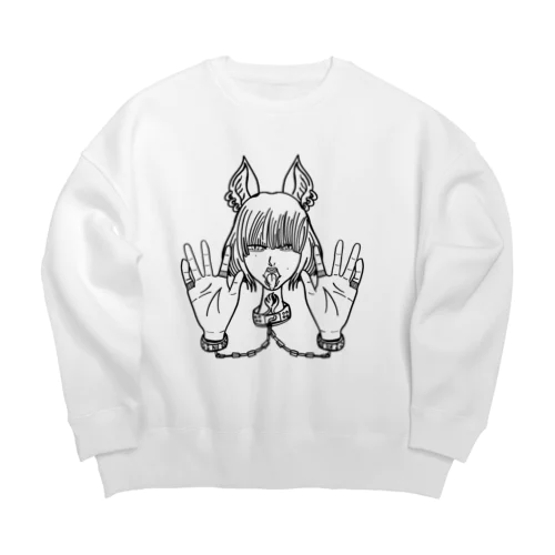 SpankMe!!!_hommage Ver Big Crew Neck Sweatshirt