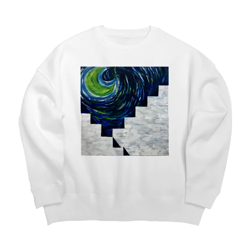 三日月 Big Crew Neck Sweatshirt