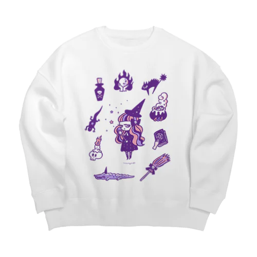 WITCH LAND Big Crew Neck Sweatshirt